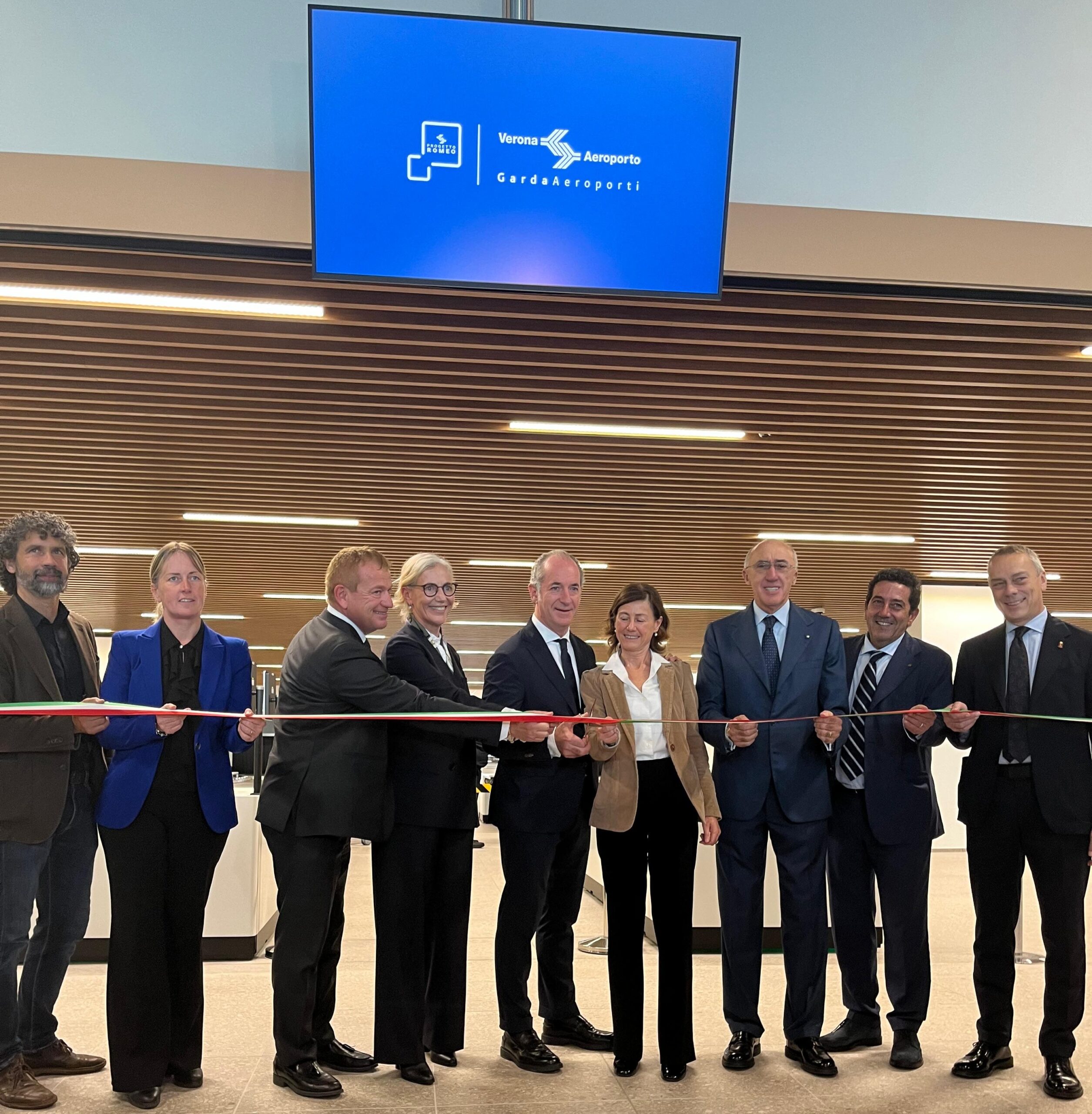 Aeroporto di Verona: inaugurata la nuova area security in vista delle Olimpiadi di Milano Cortina