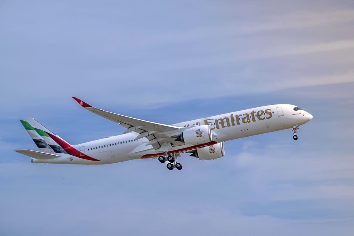 @Emirates @Airbus #A350 #LongRangeLeader